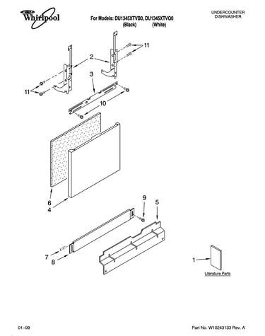Door and panel parts