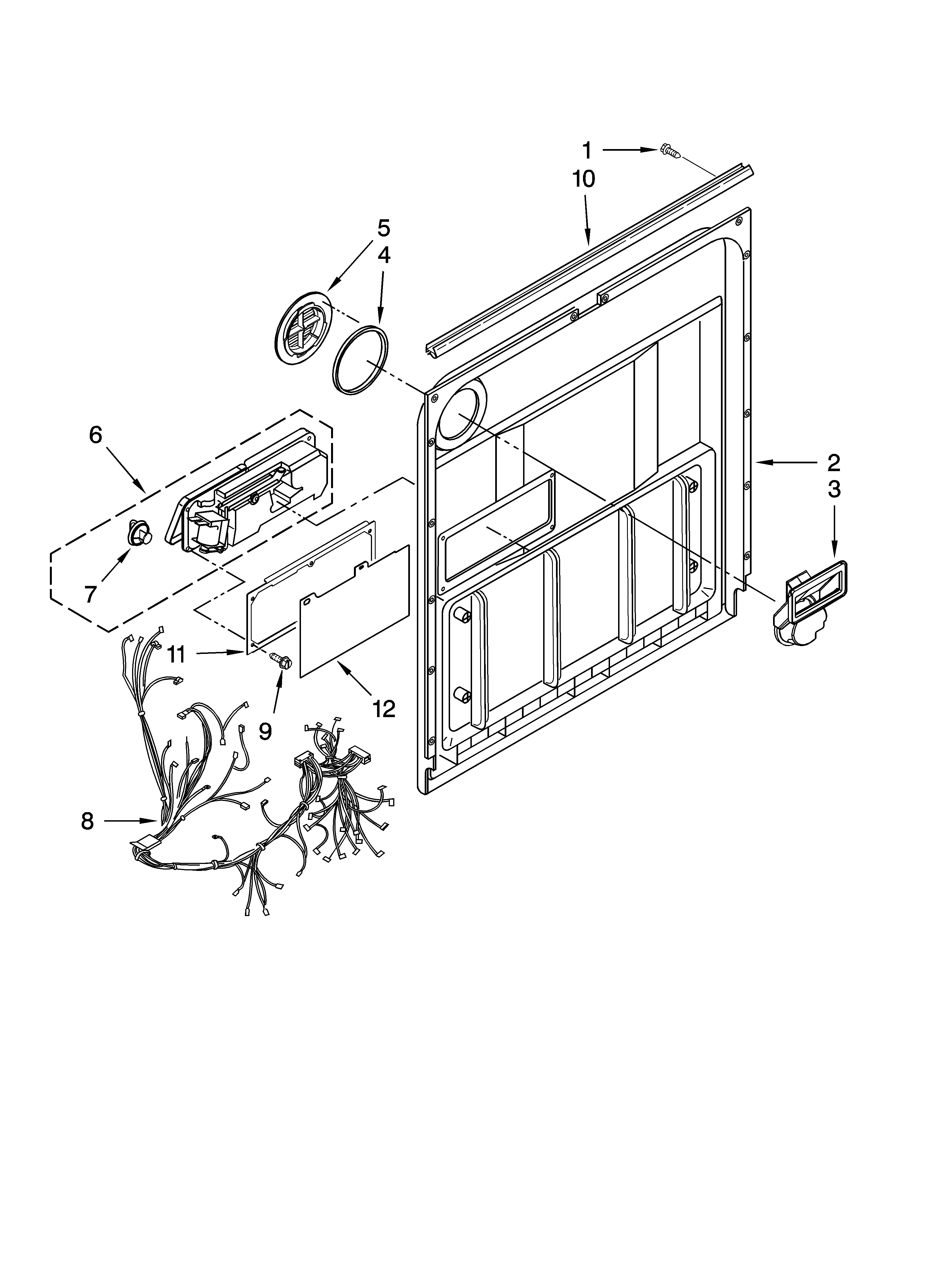 Door and latch parts