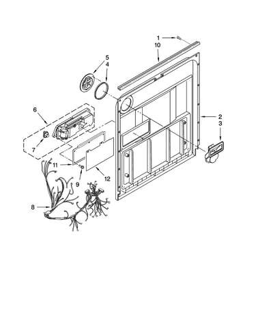 Door and latch parts