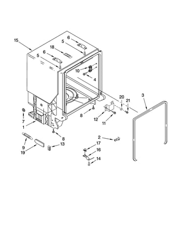 Tub and frame parts