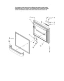 Freezer door parts
