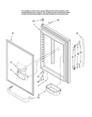 Refrigerator door parts