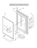 Refrigerator door parts