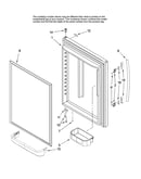 Refrigerator door parts