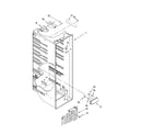 Whirlpool ED2CHQXVQ01 refrigerator liner parts diagram