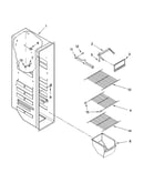 Freezer liner parts
