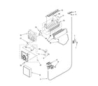 Whirlpool ED2CHQXVQ01 icemaker parts, optional parts (not included) diagram