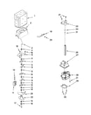 Motor and ice container parts