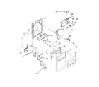 Whirlpool ED5FHAXVT01 dispenser front parts diagram