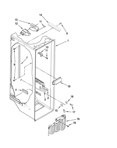 Refrigerator liner parts