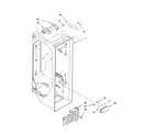 Whirlpool ED5PBAXVQ01 refrigerator liner parts diagram