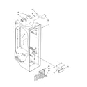 Whirlpool ED5PBAXVT01 refrigerator liner parts diagram