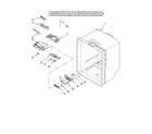 Whirlpool GB2SHDXTD00 refrigerator liner parts diagram