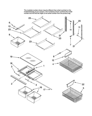 Shelf parts