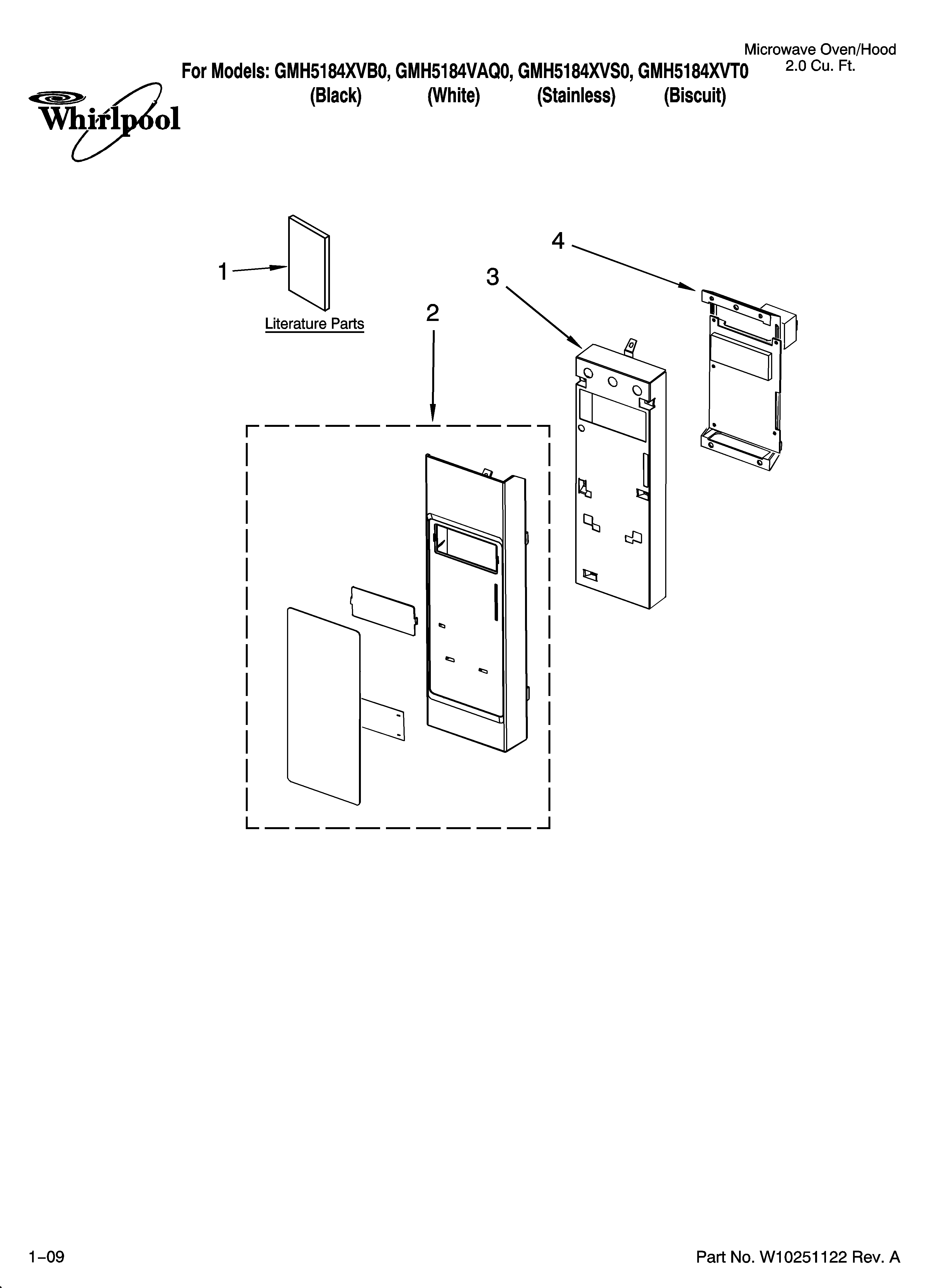 Control panel parts