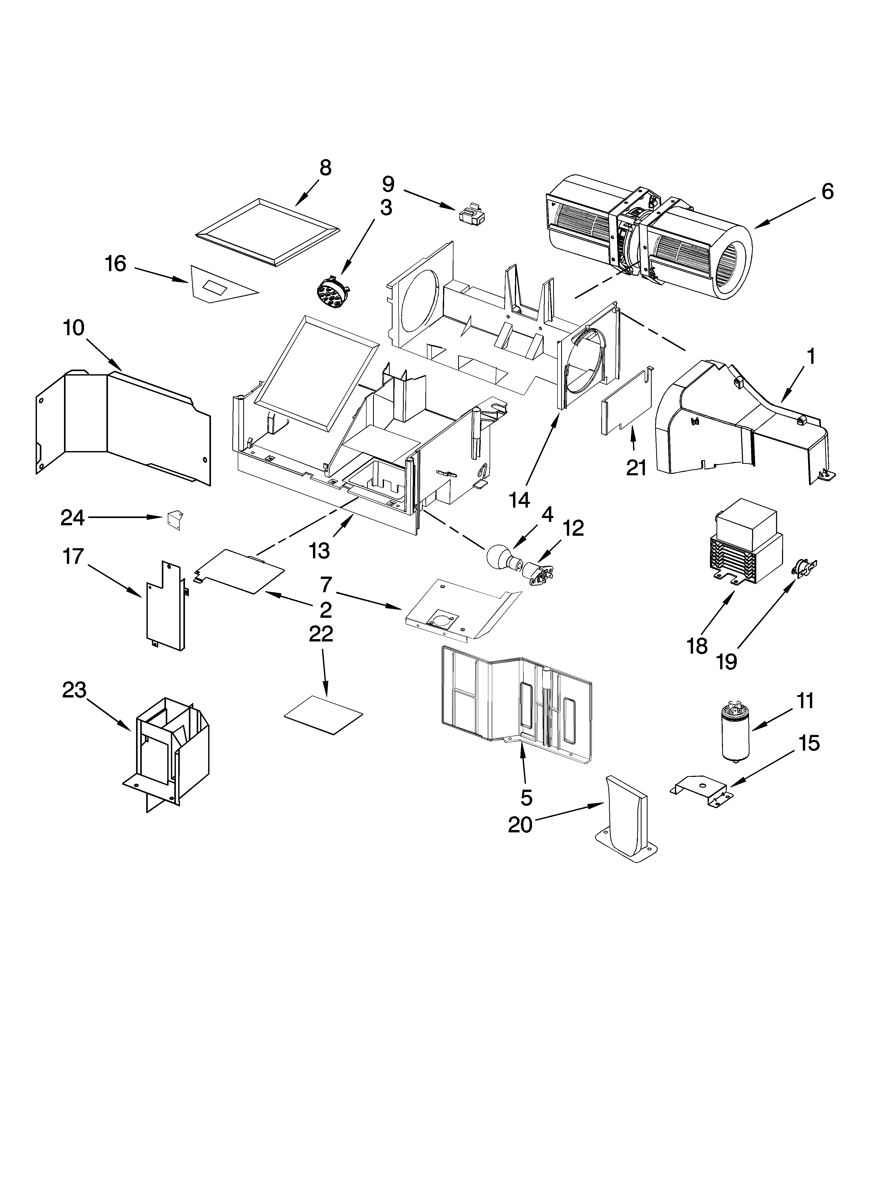 Air flow parts