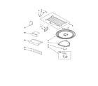 Whirlpool GMH5184VAQ0 turntable parts diagram