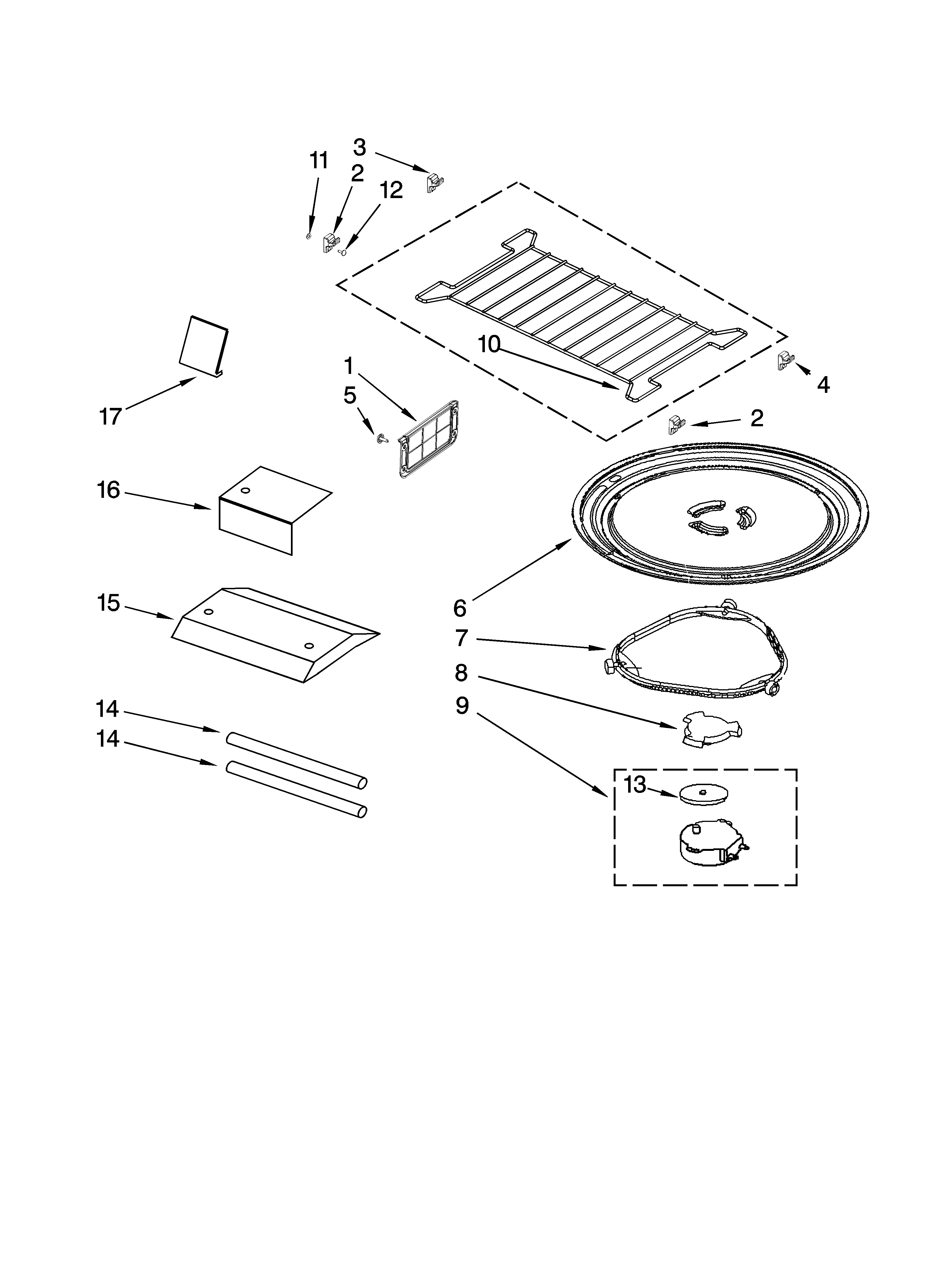 Turntable parts
