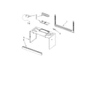 Whirlpool GMH5184VAQ0 cabinet and installation parts diagram