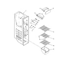 Whirlpool GS2KVAXVS01 freezer liner parts diagram