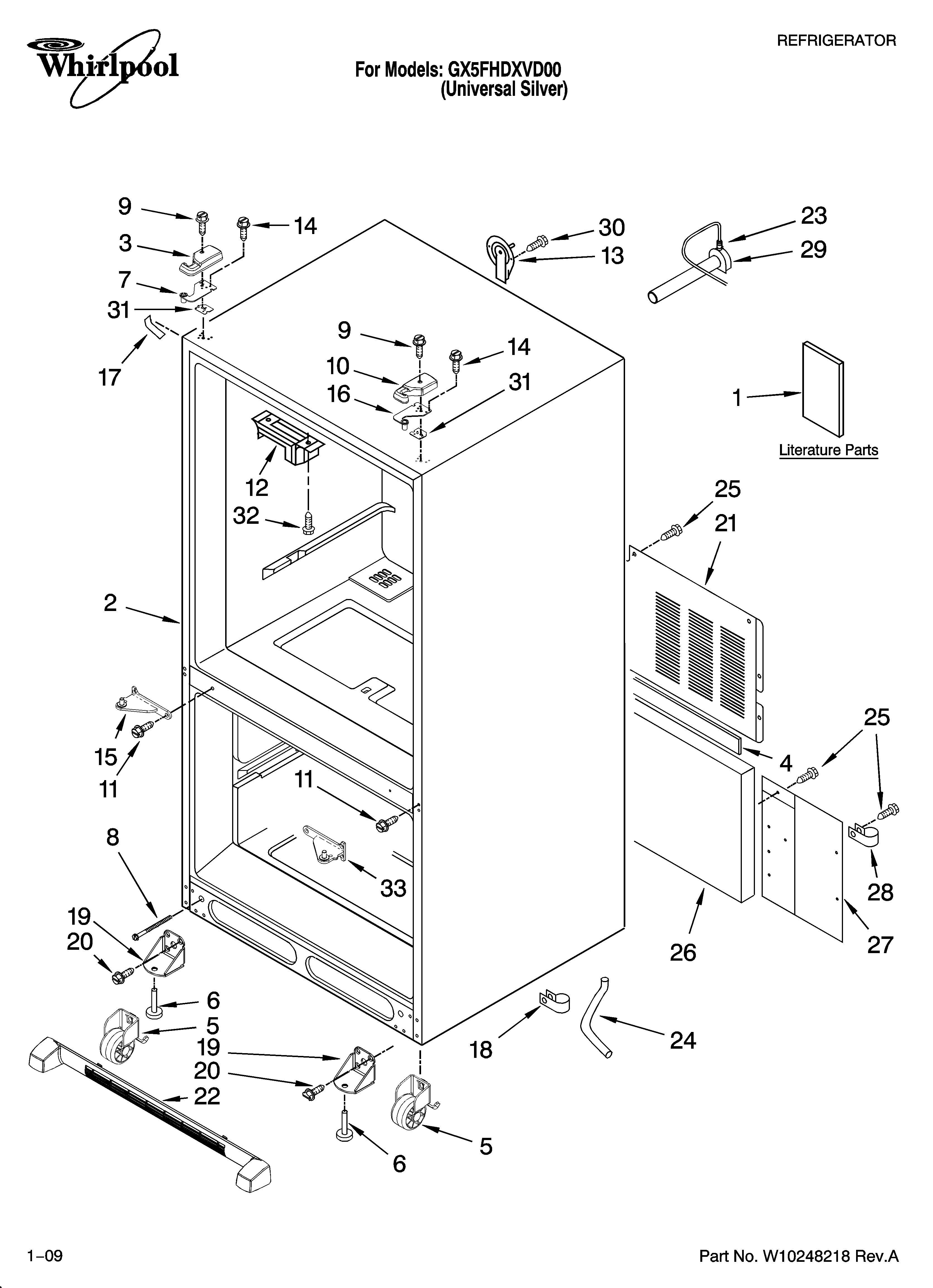 Cabinet parts