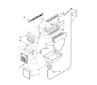 Whirlpool GX5FHDXVD00 icemaker parts, optional parts diagram