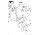 Inglis IED4400VQ1 cabinet parts diagram