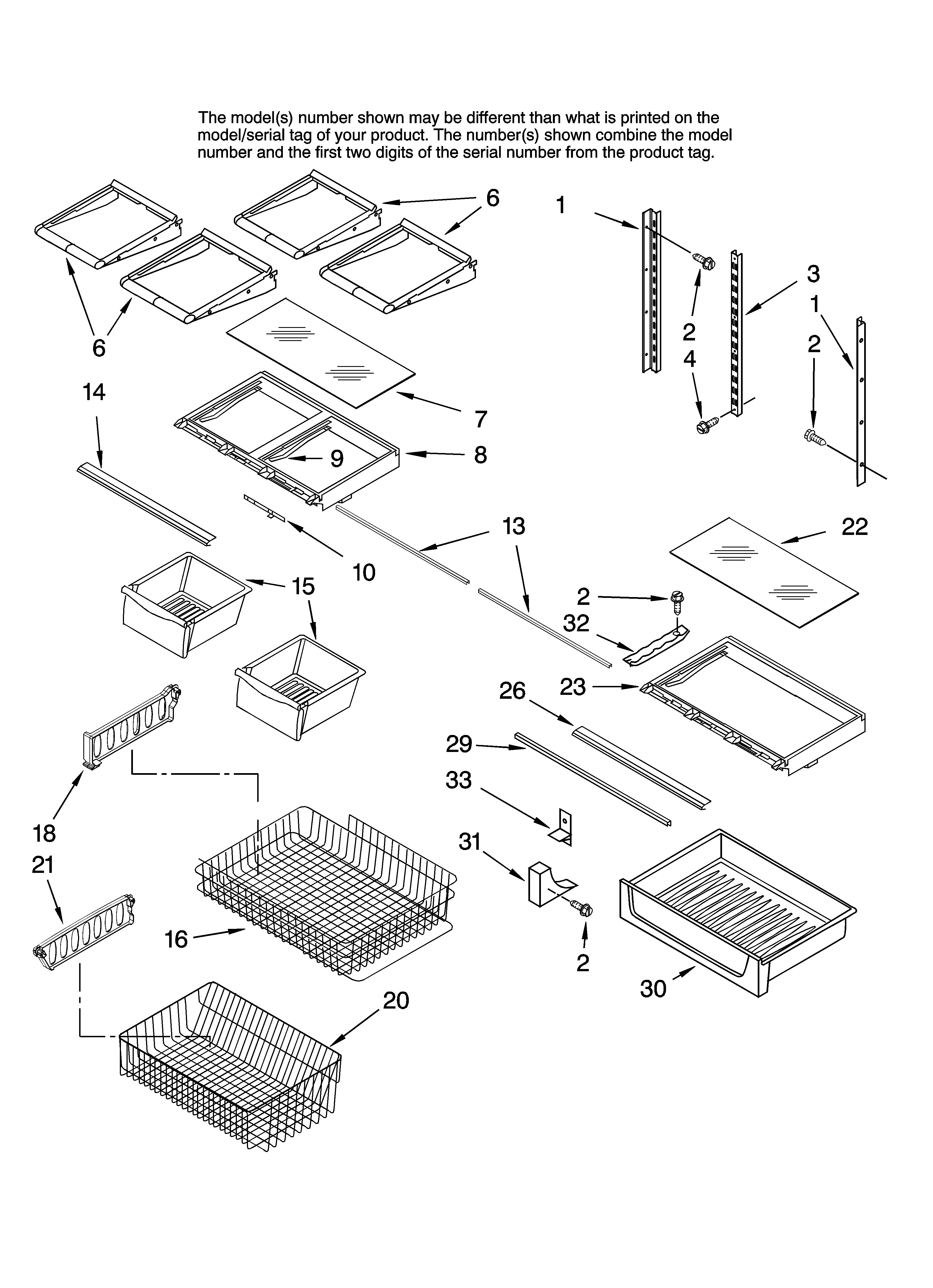 Shelf parts