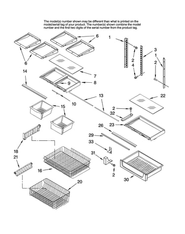 Shelf parts