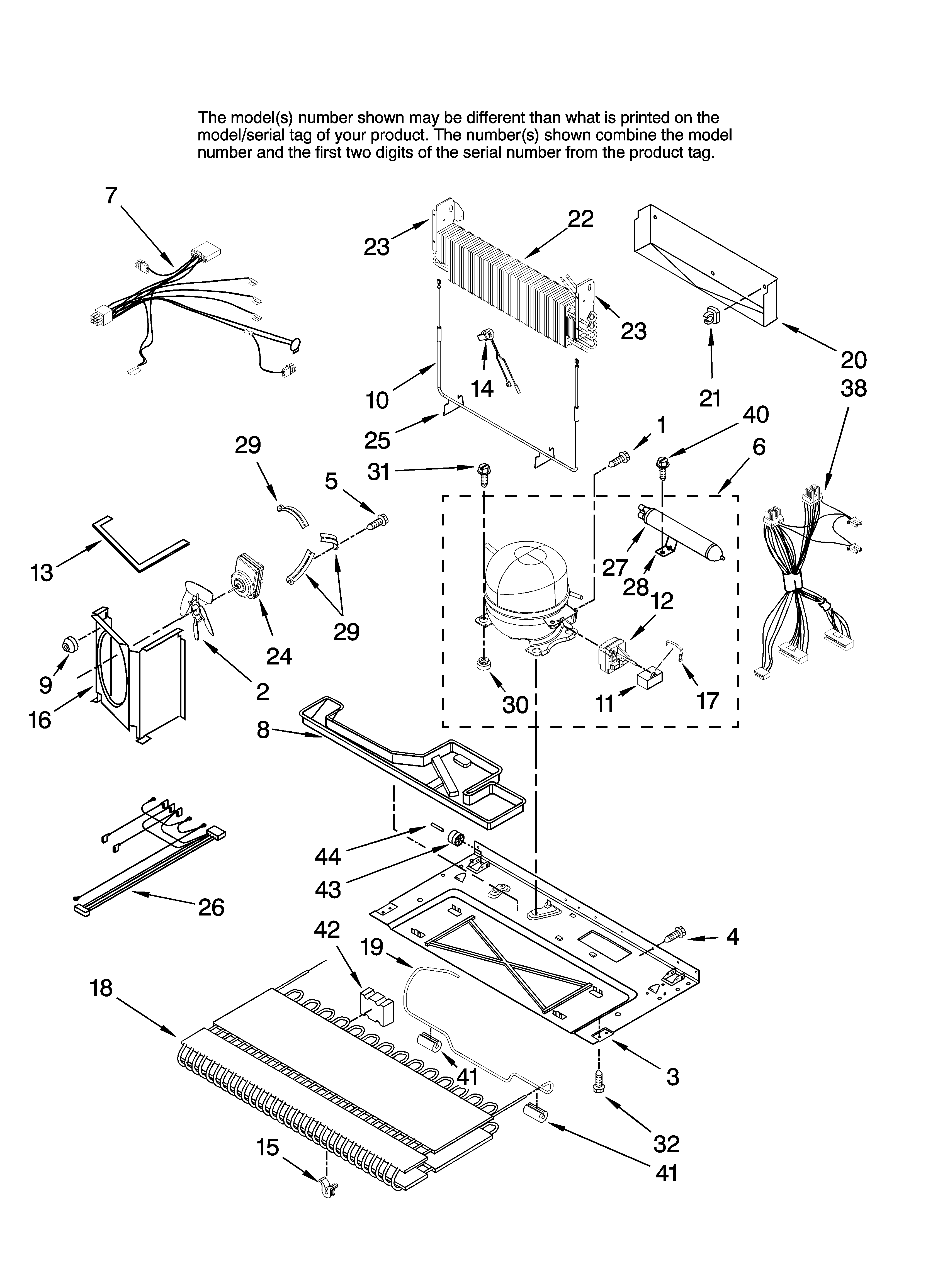 Unit parts, optional parts (not included)