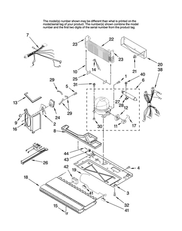 Unit parts, optional parts (not included)