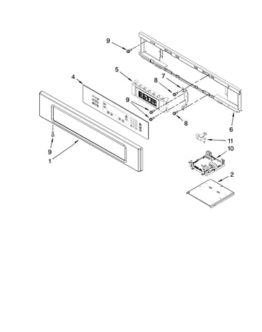 Control panel parts