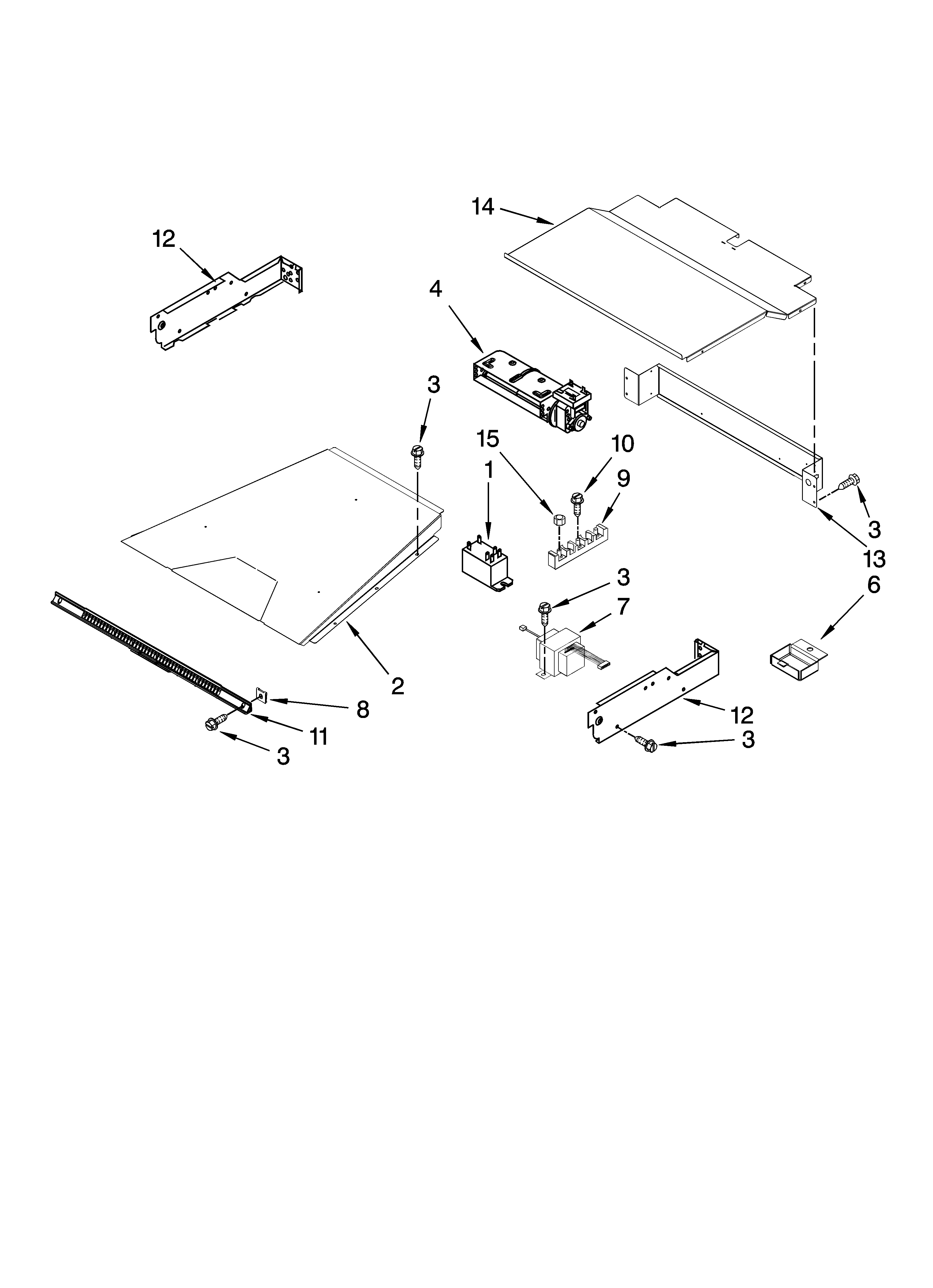 Top venting parts, optional parts (not included)