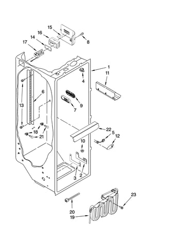 Refrigerator liner parts