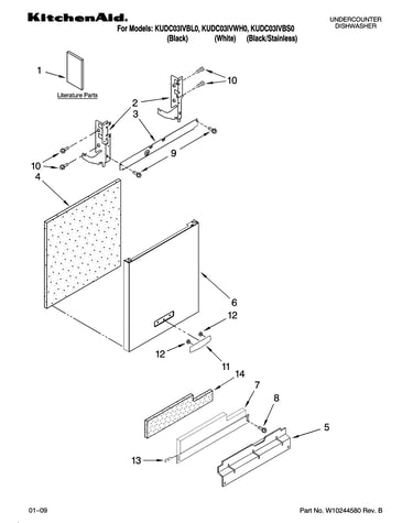 Door and panel parts