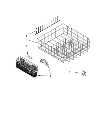 Lower rack parts
