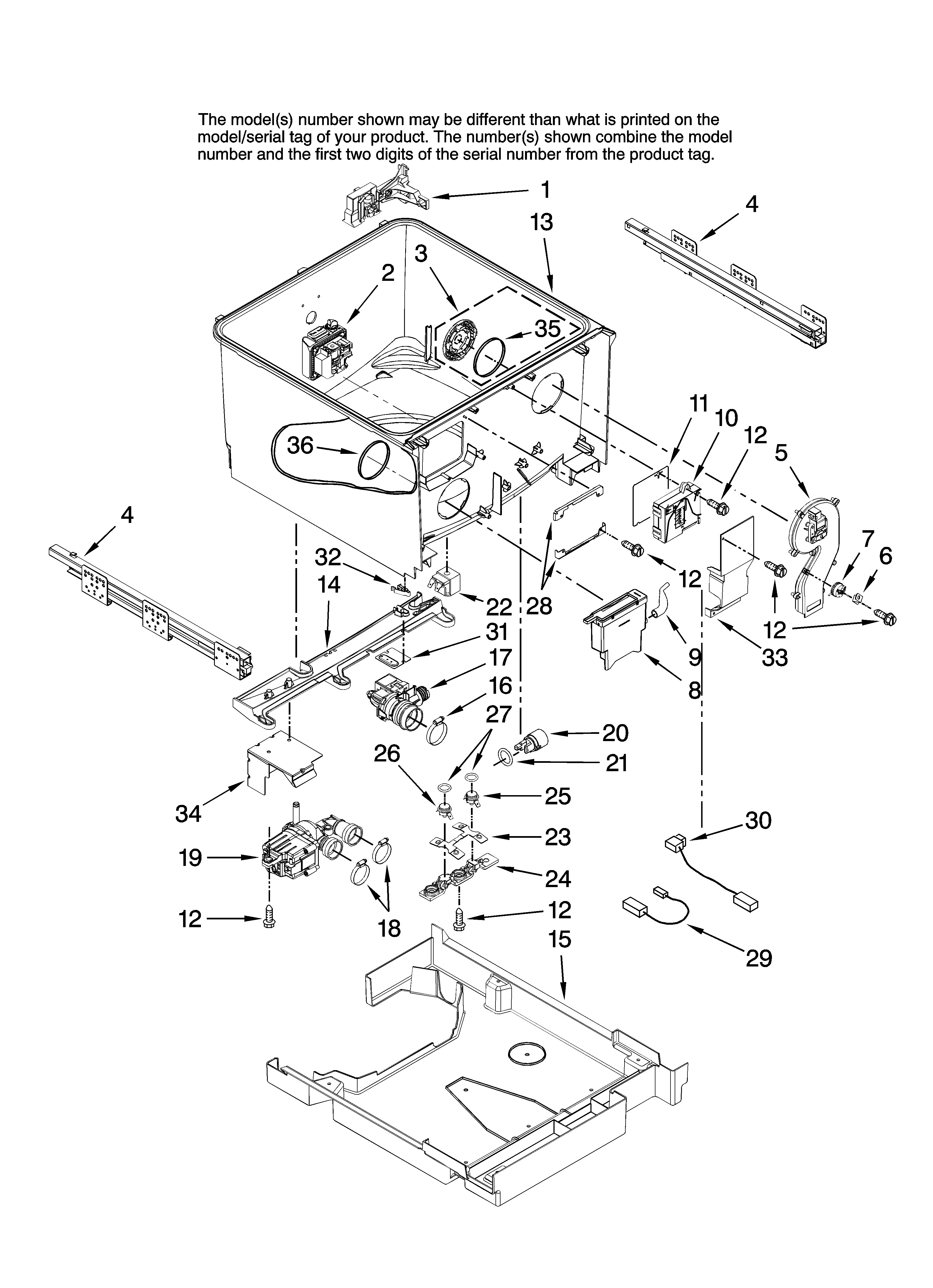 Tub parts