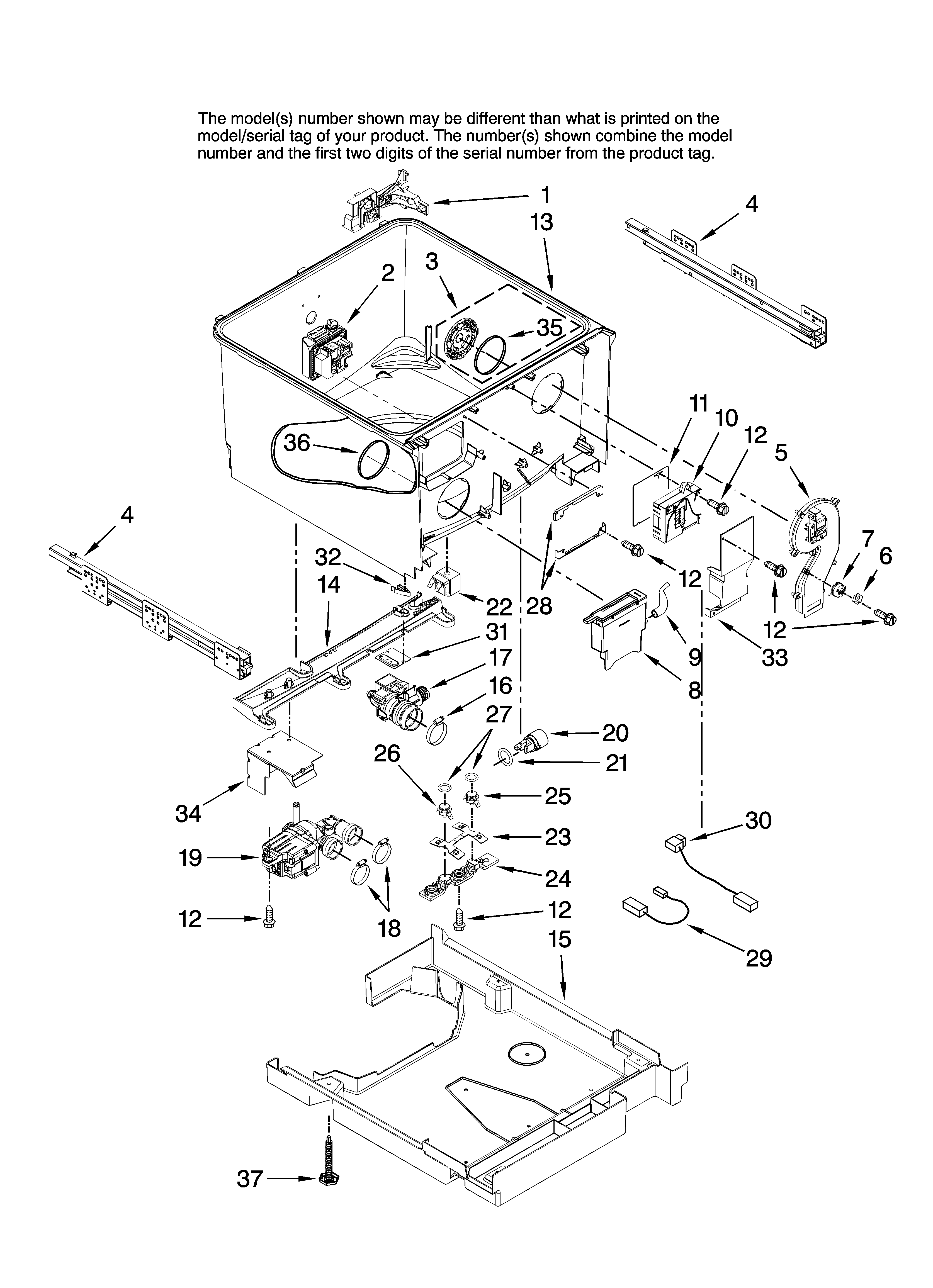 Tub parts