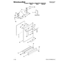 KitchenAid KUDS40CVBL0 door and panel parts diagram