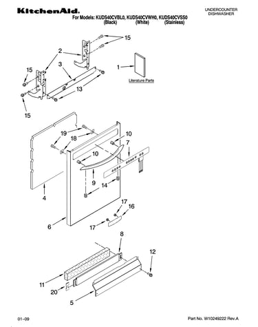 Door and panel parts