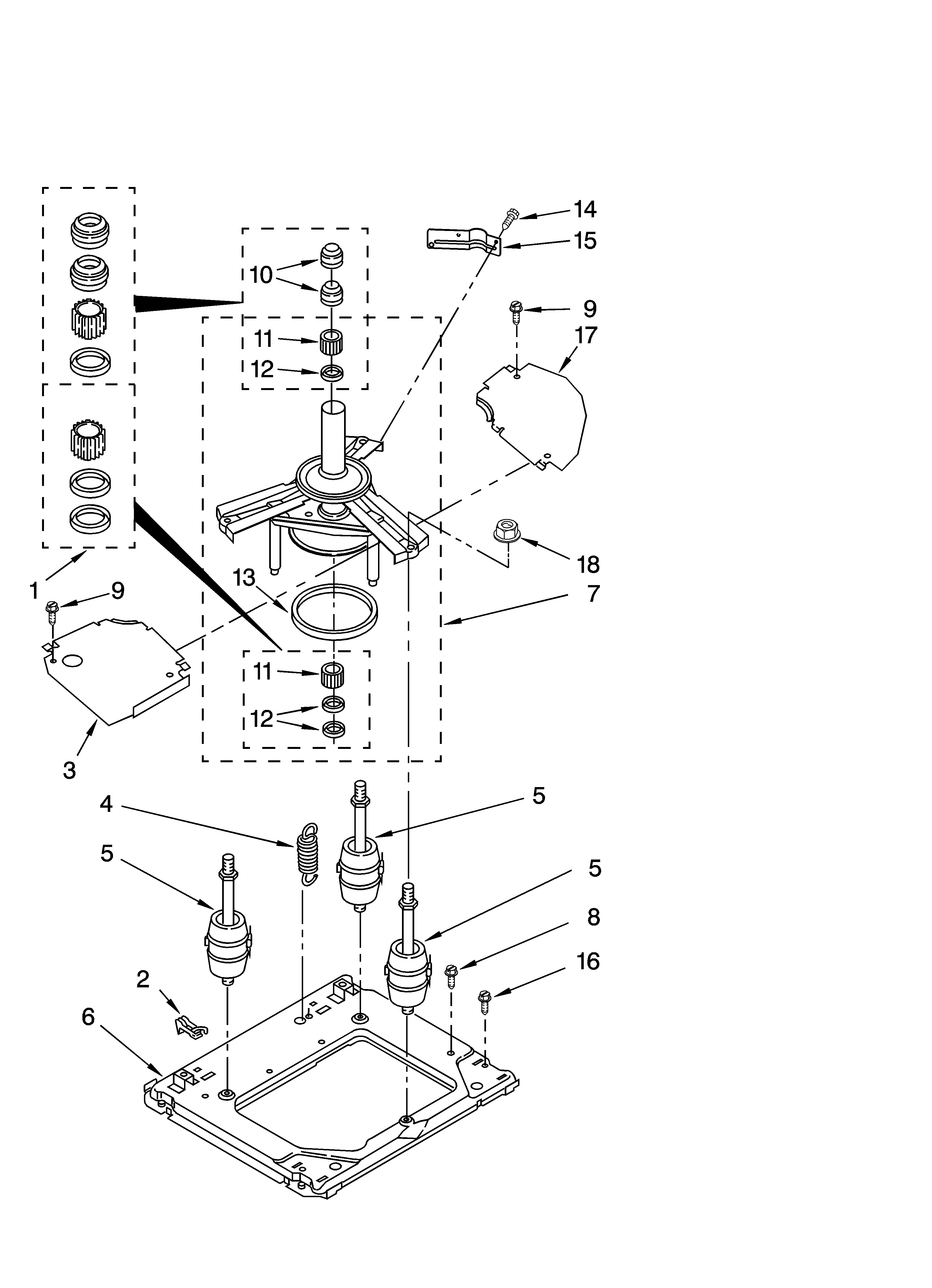 MACHINE BASE PARTS