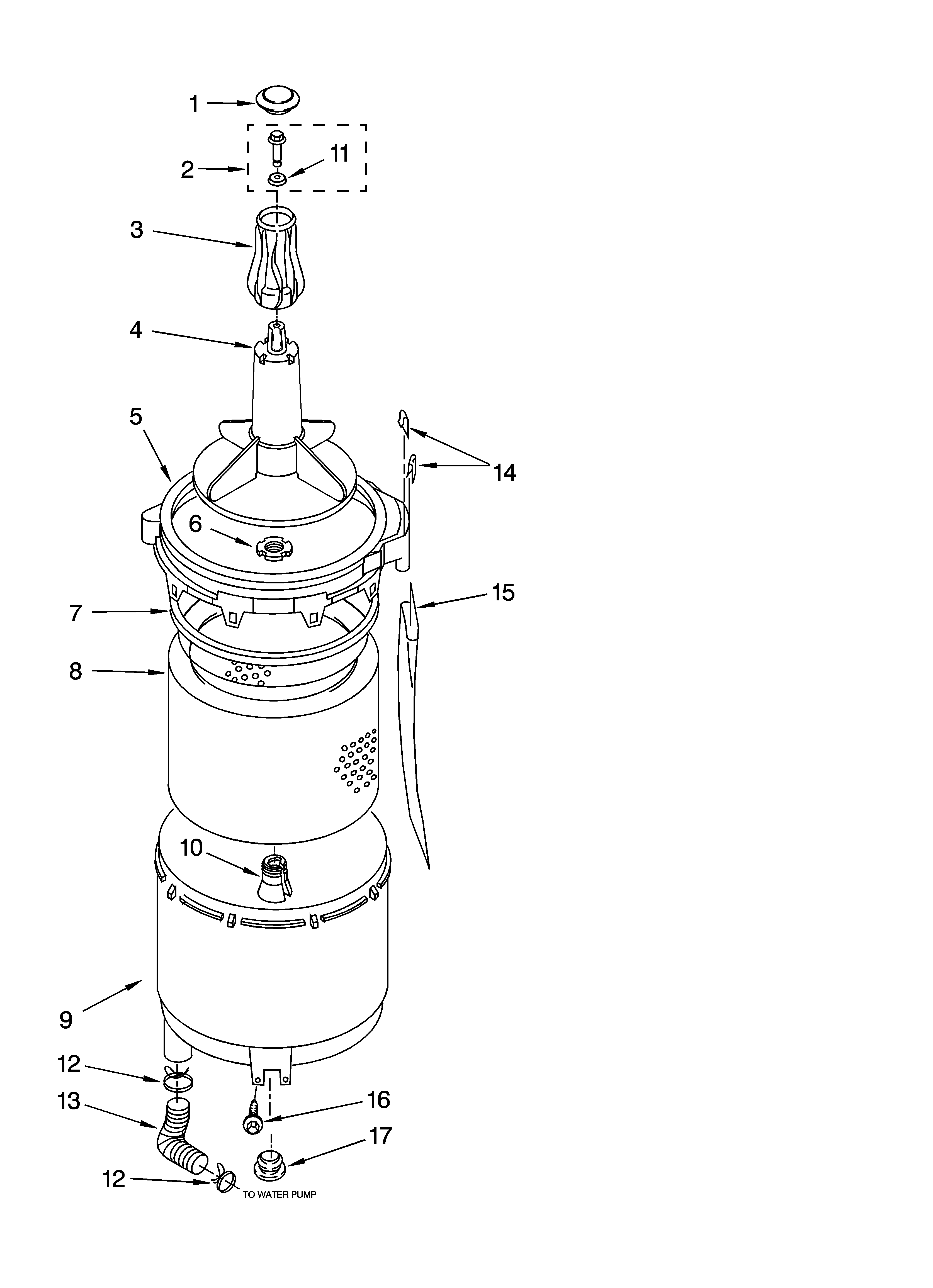 TUB AND BASKET PARTS