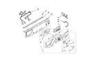 Whirlpool WFW9500TW02 control panel parts diagram