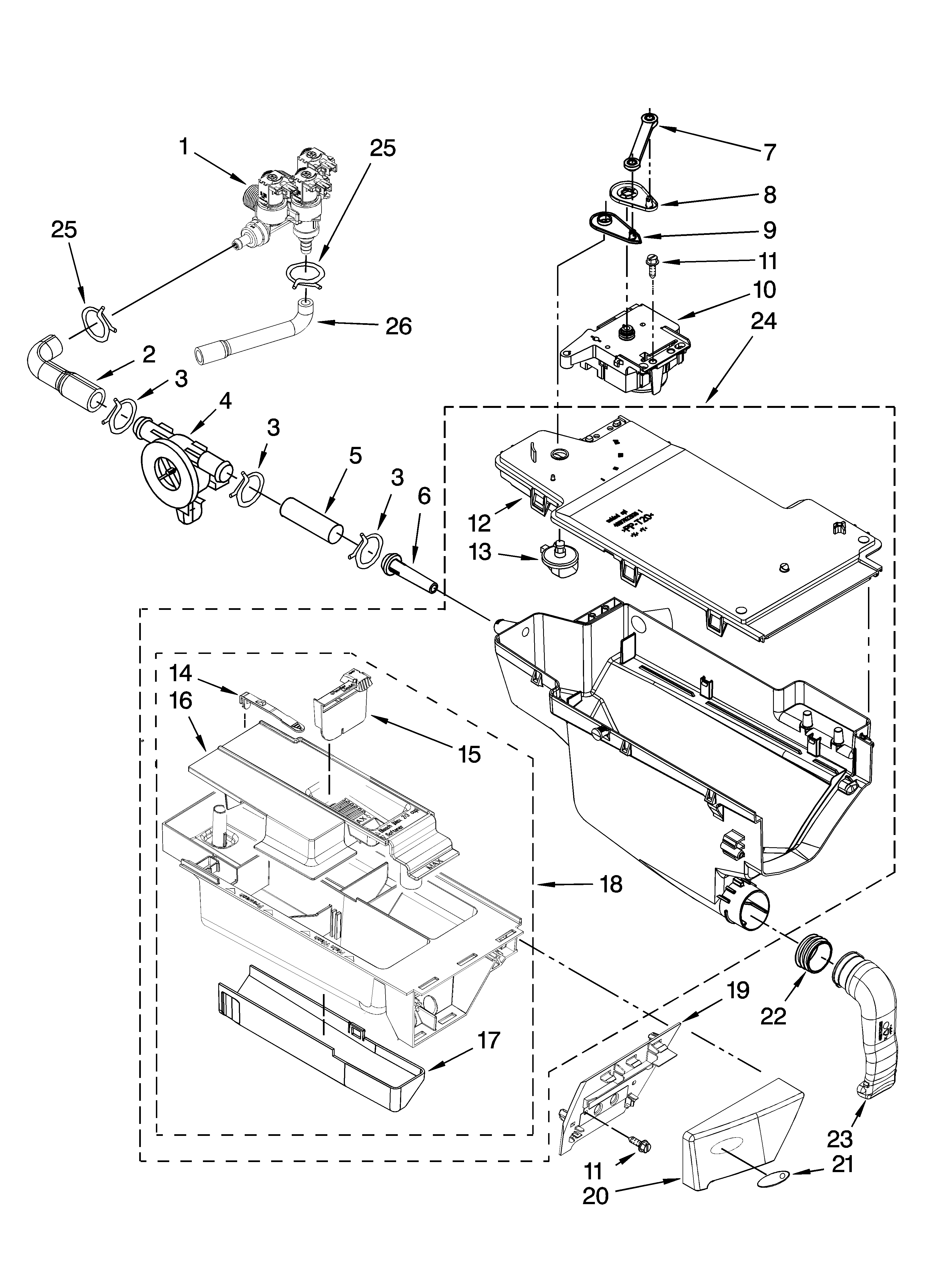 DISPENSER PARTS