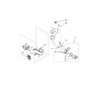 Whirlpool WFW9600TW02 pump and motor parts, optional parts (not included) diagram
