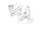 Whirlpool WFW9700VW01 control panel parts diagram