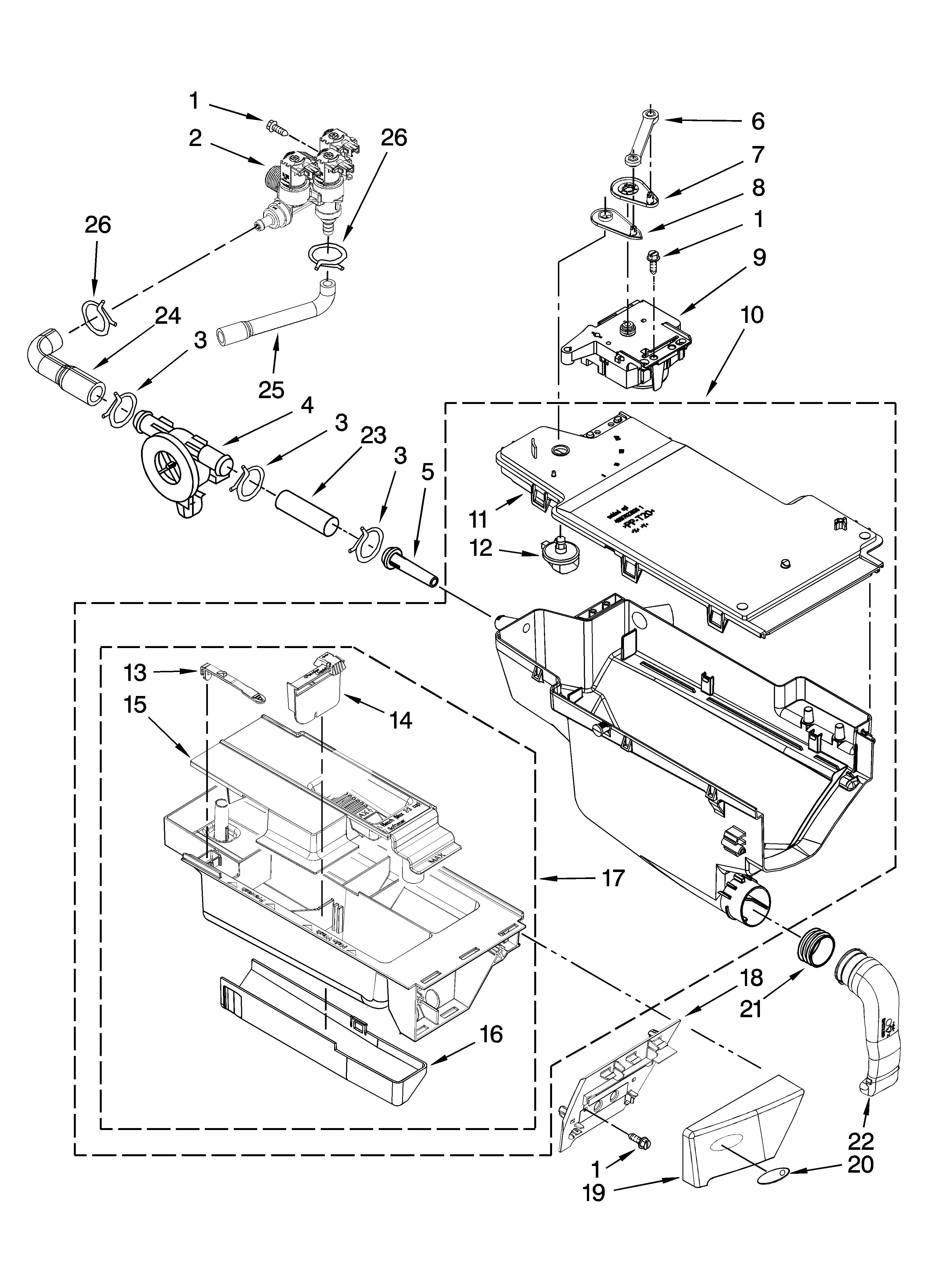 DISPENSER PARTS