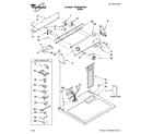 Whirlpool 1CWGD5200VQ0 top and console parts diagram