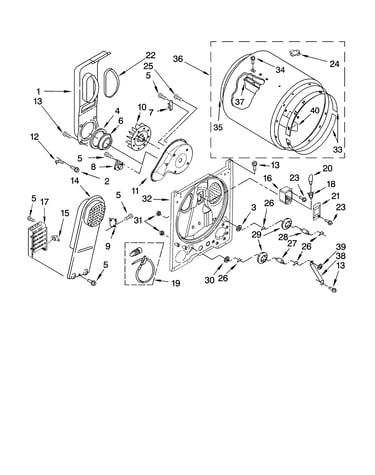 Bulkhead parts, optional parts (not included)
