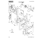 Crosley CEDS832VQ0 cabinet parts diagram